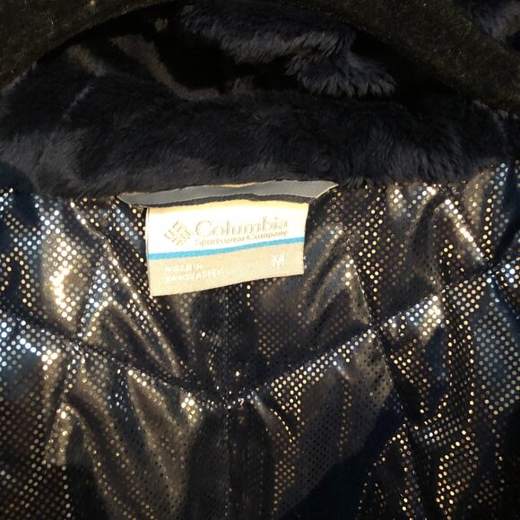 🆕Columbia Women's Heavenly Hooded Jacket- Medium- Dark Nocturnal- Brand NEW - Picture 7 of 10
